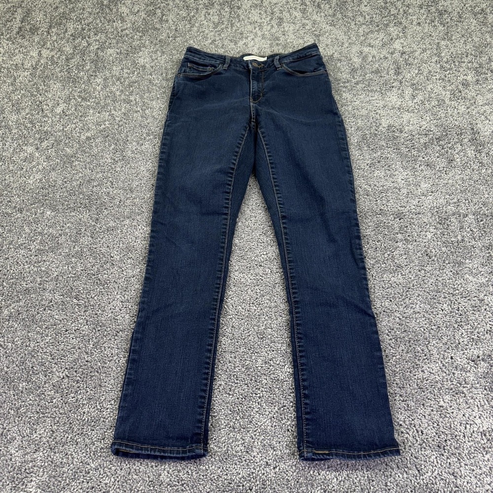 Levis Jeans Womens 29 Blue Classic Mid Rise Skinny Stretch Dark Wash Denim